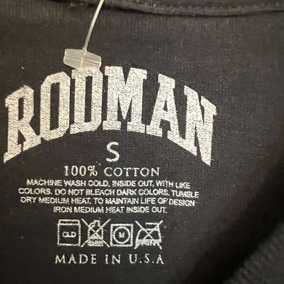 Men’s NWT Dennis Rodman Made In The USA size small T-shirt. - Picture 4 of 9